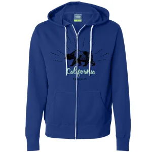 California Republic Stencil Zip-Up Hoodie