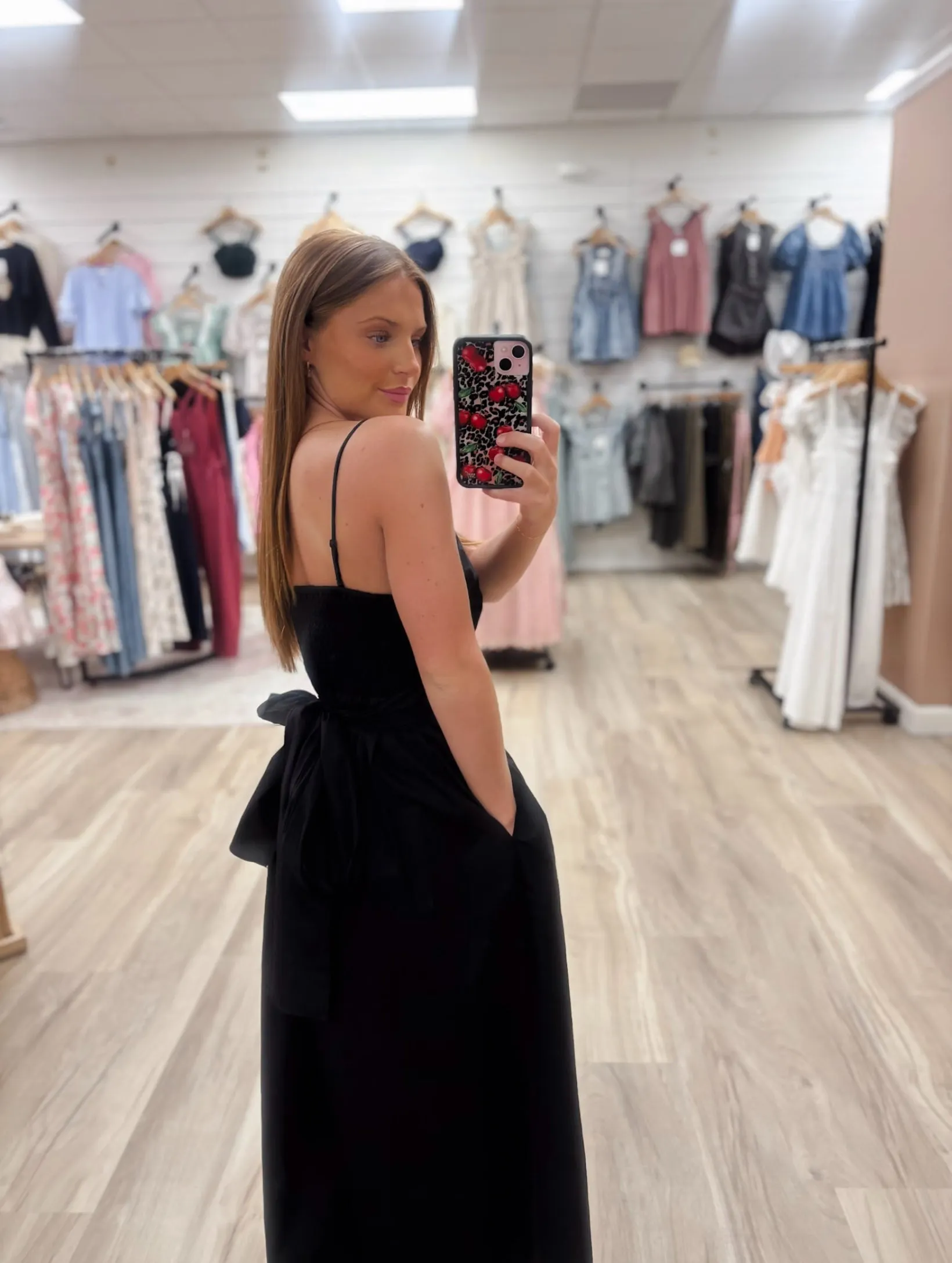 Cambridge Black Bow Jumpsuit