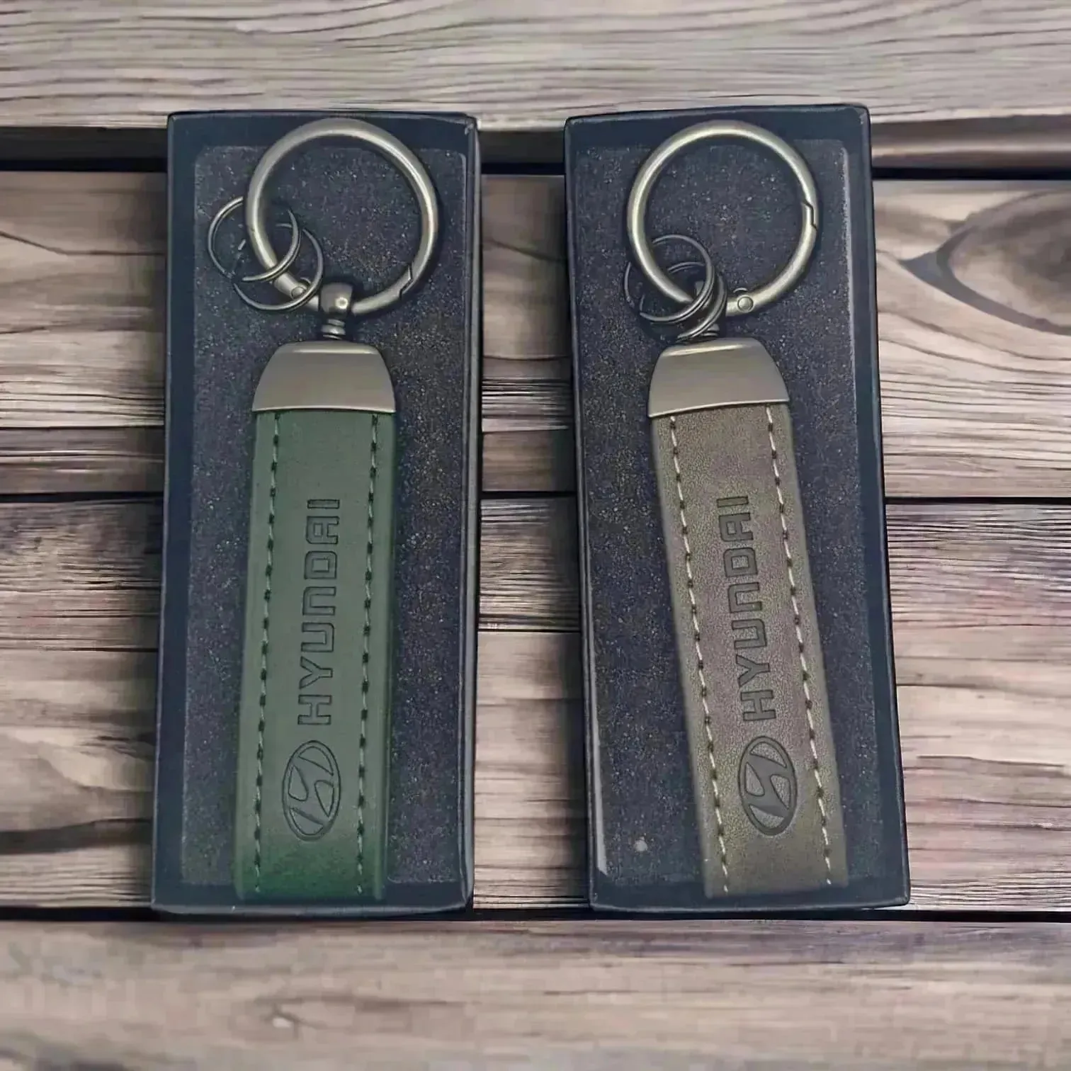 Car and Bike Brand Leather Keychain