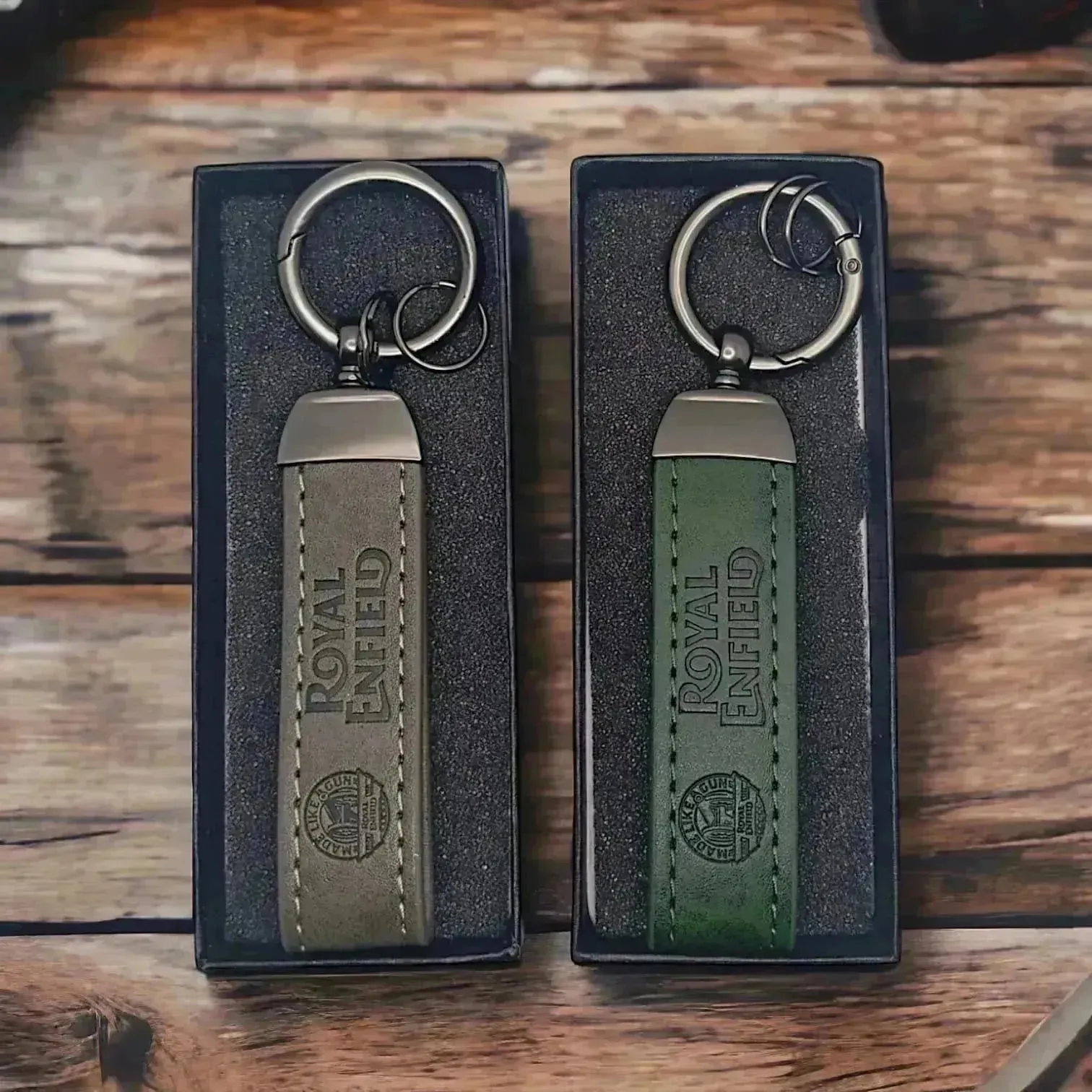 Car and Bike Brand Leather Keychain
