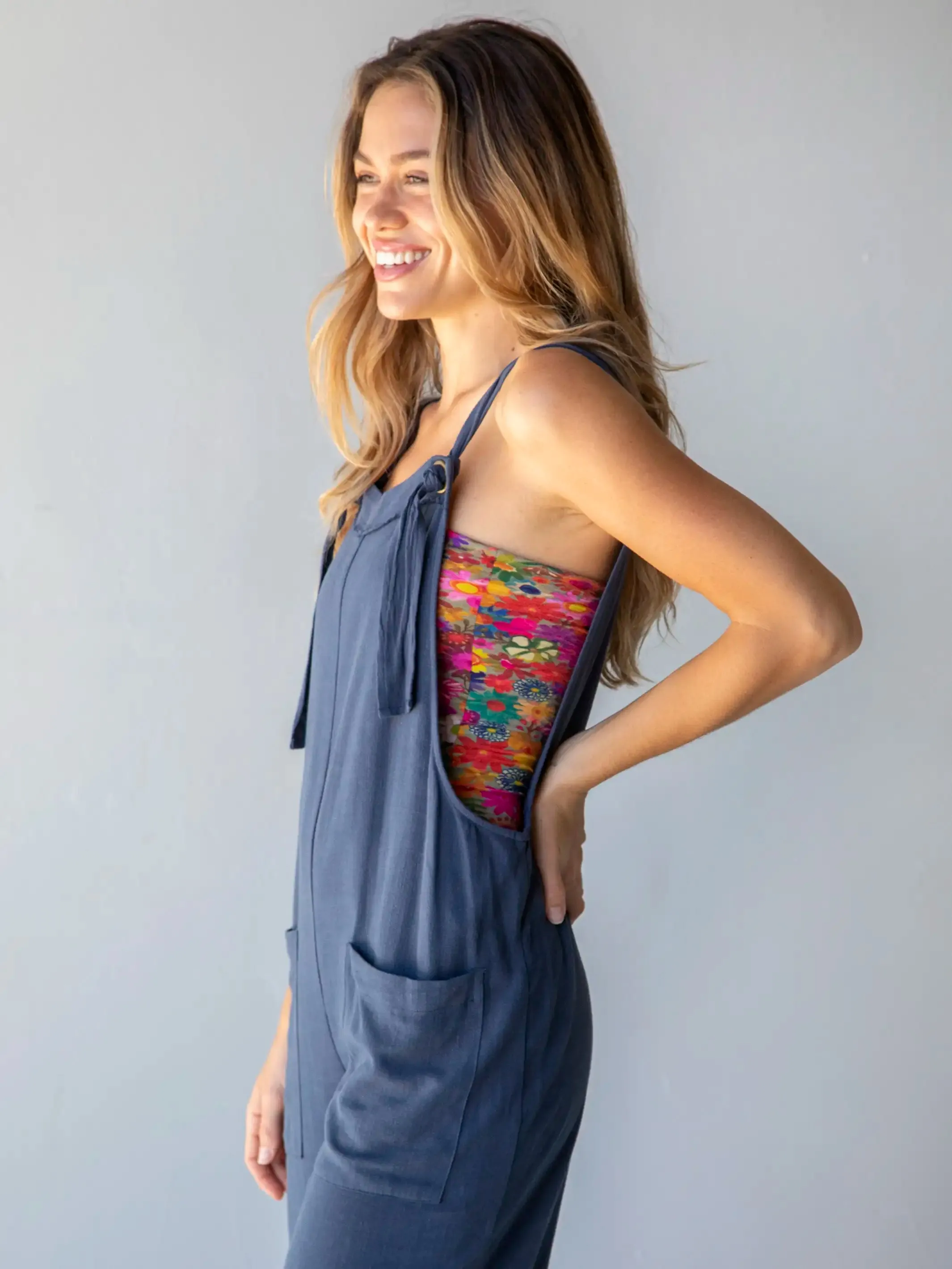 Carly Jumpsuit - Navy