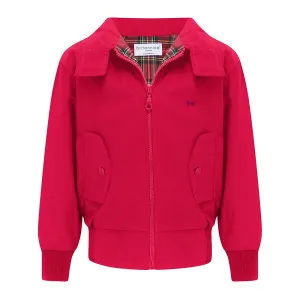 Carnaby Girls Bomber Jacket - Pillar Box Red