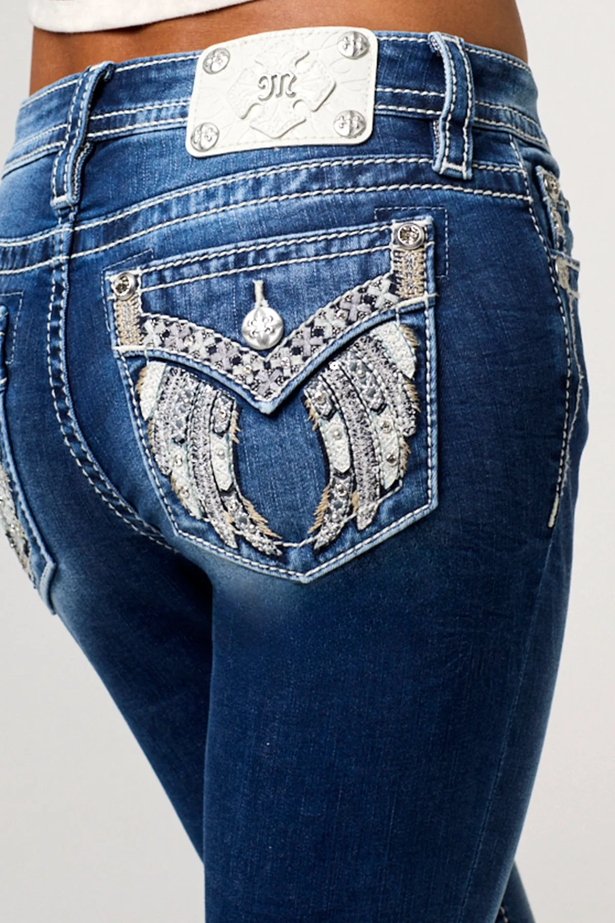 Cassiel Wings Bootcut Jeans