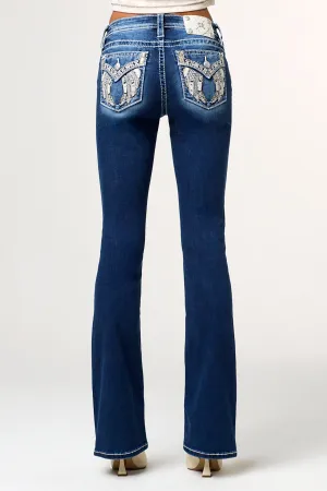 Cassiel Wings Bootcut Jeans