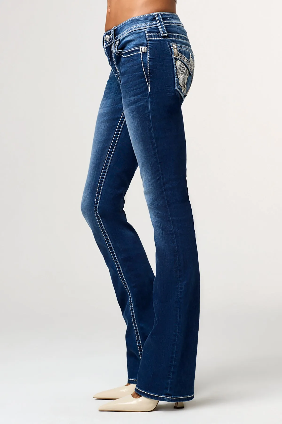 Cassiel Wings Bootcut Jeans