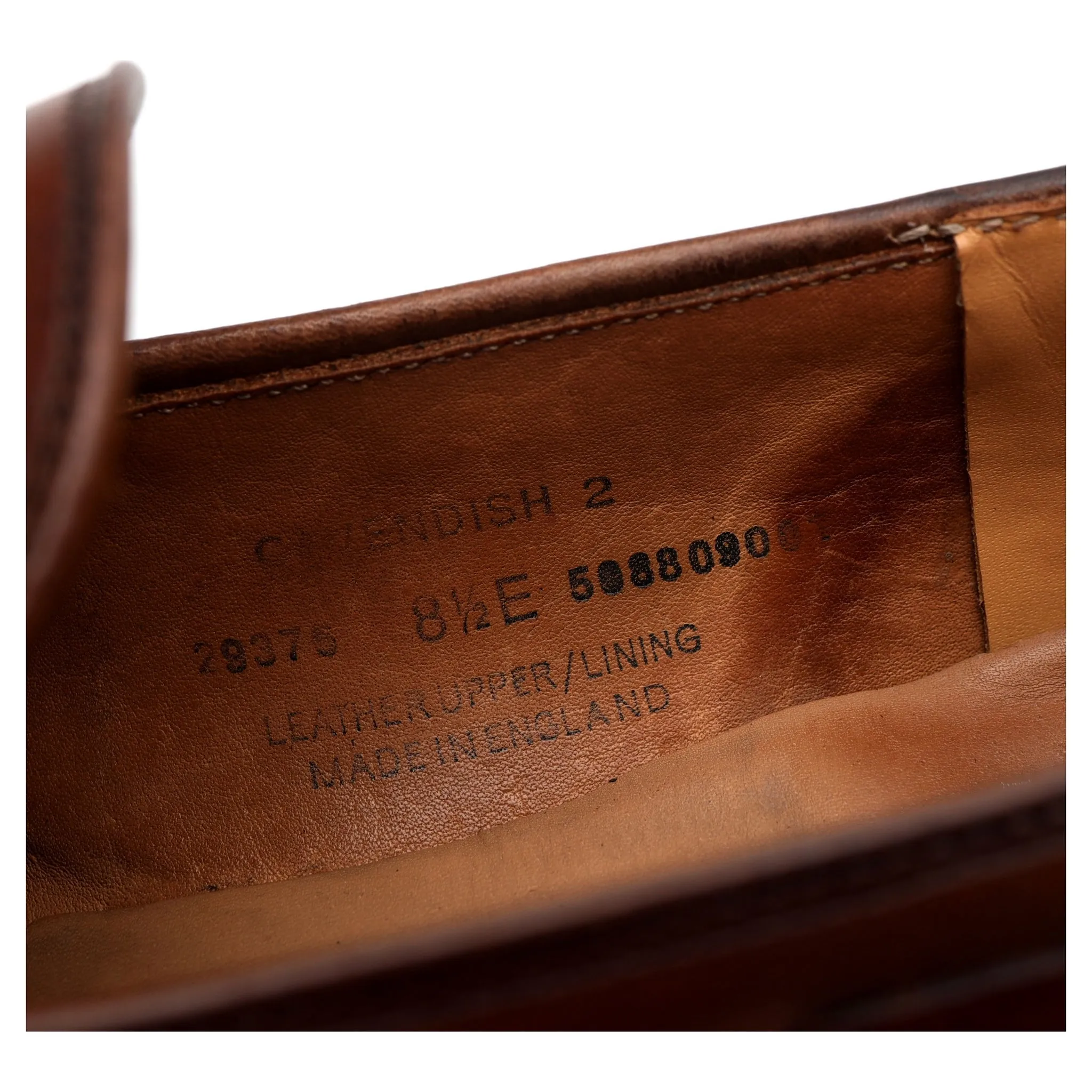 'Cavendish 2' Brown Leather Tassel Loafers UK 8.5 E