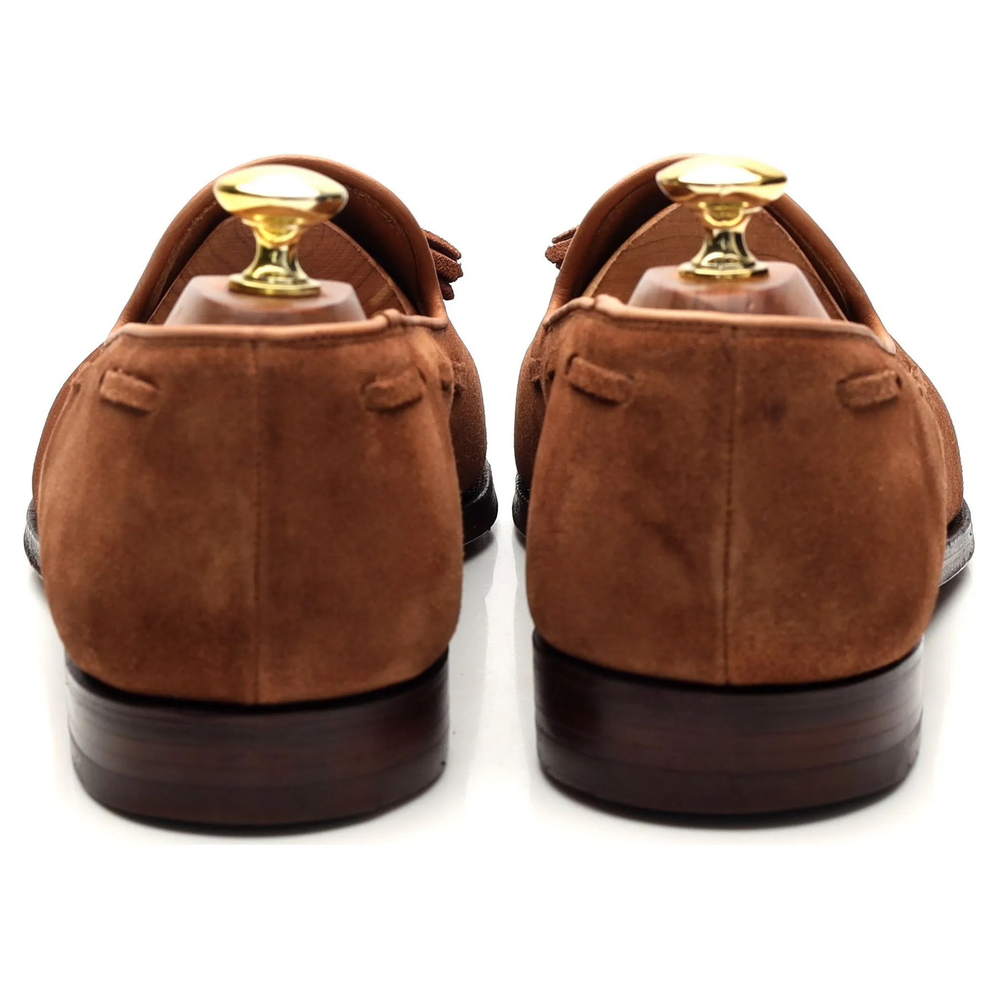 'Cavendish 2' Polo Brown Suede Tassel Loafer UK 8 E
