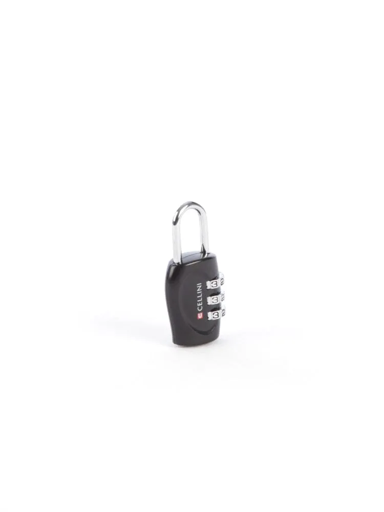 Cellini Accessories 3 Dial Combo Lock Black 331035