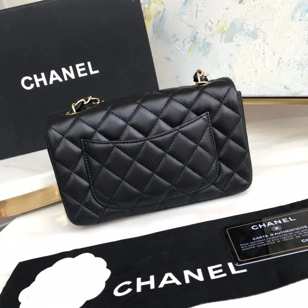 Chanel Flap Designer Bag - Black