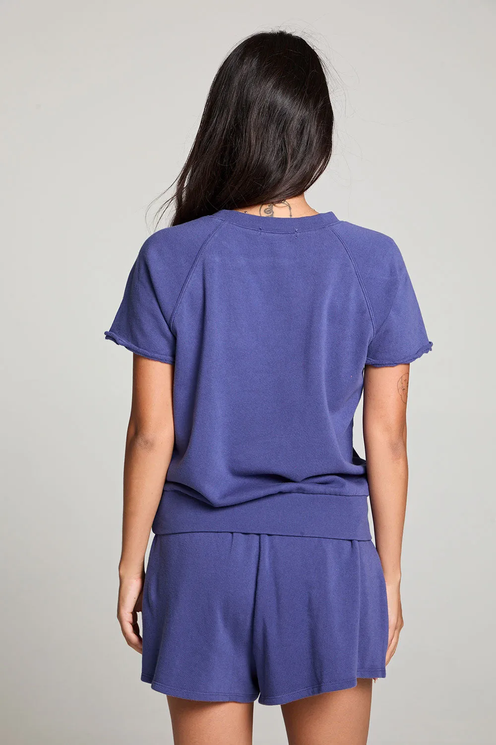 Cheyenne Frost Blue Pullover Tee