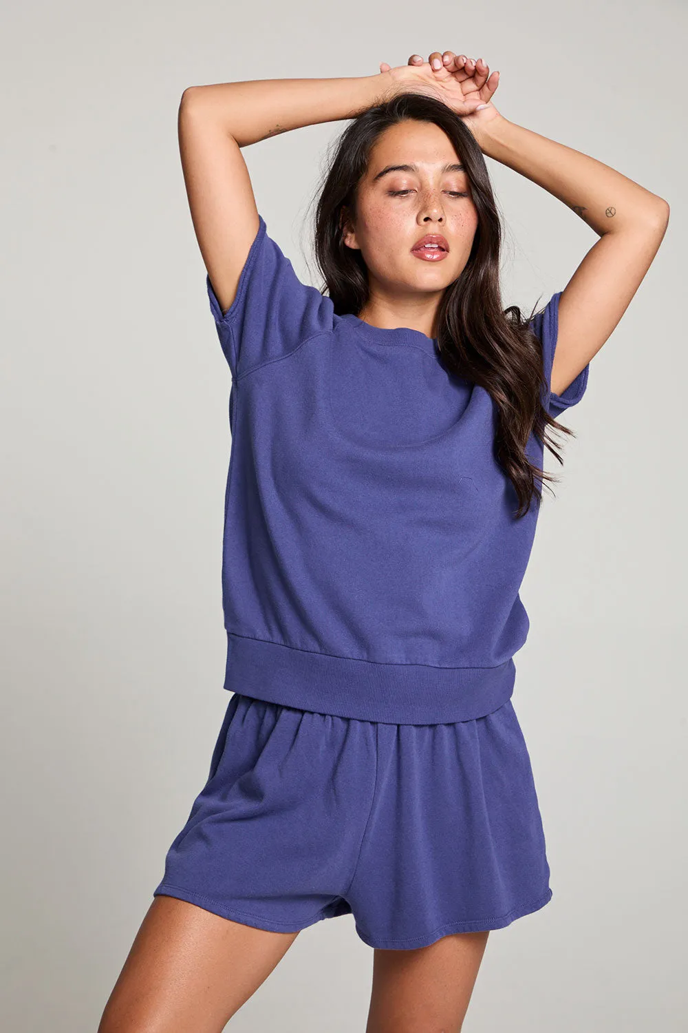 Cheyenne Frost Blue Pullover Tee