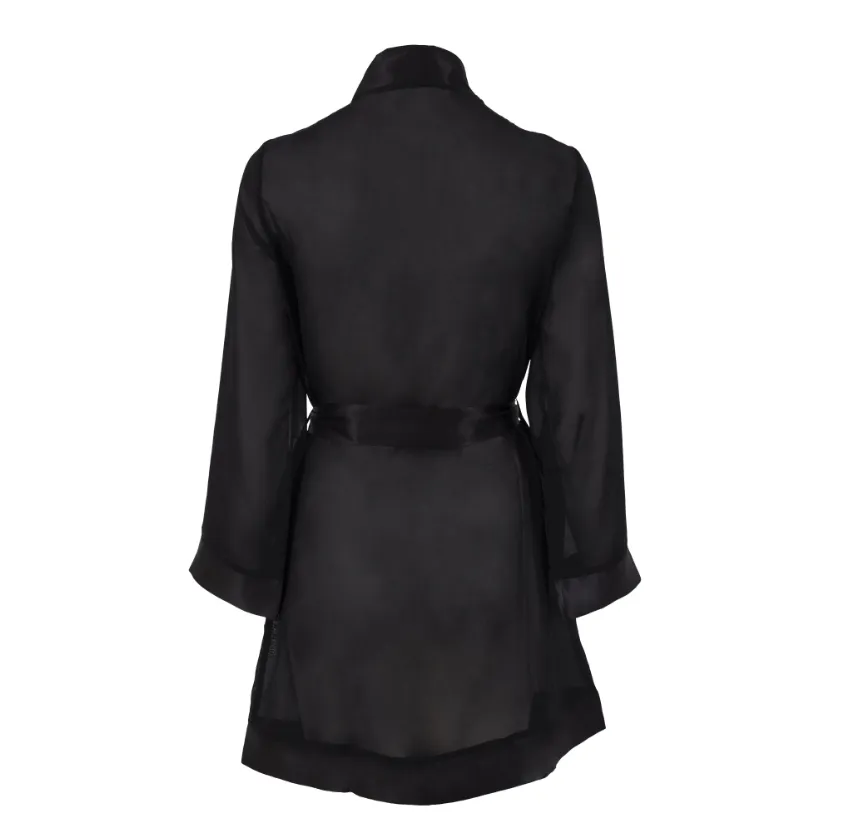 Chiffon Kimono - Black