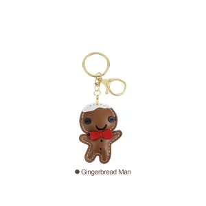 Christmas Little Snowman  Leather Keychain Kit