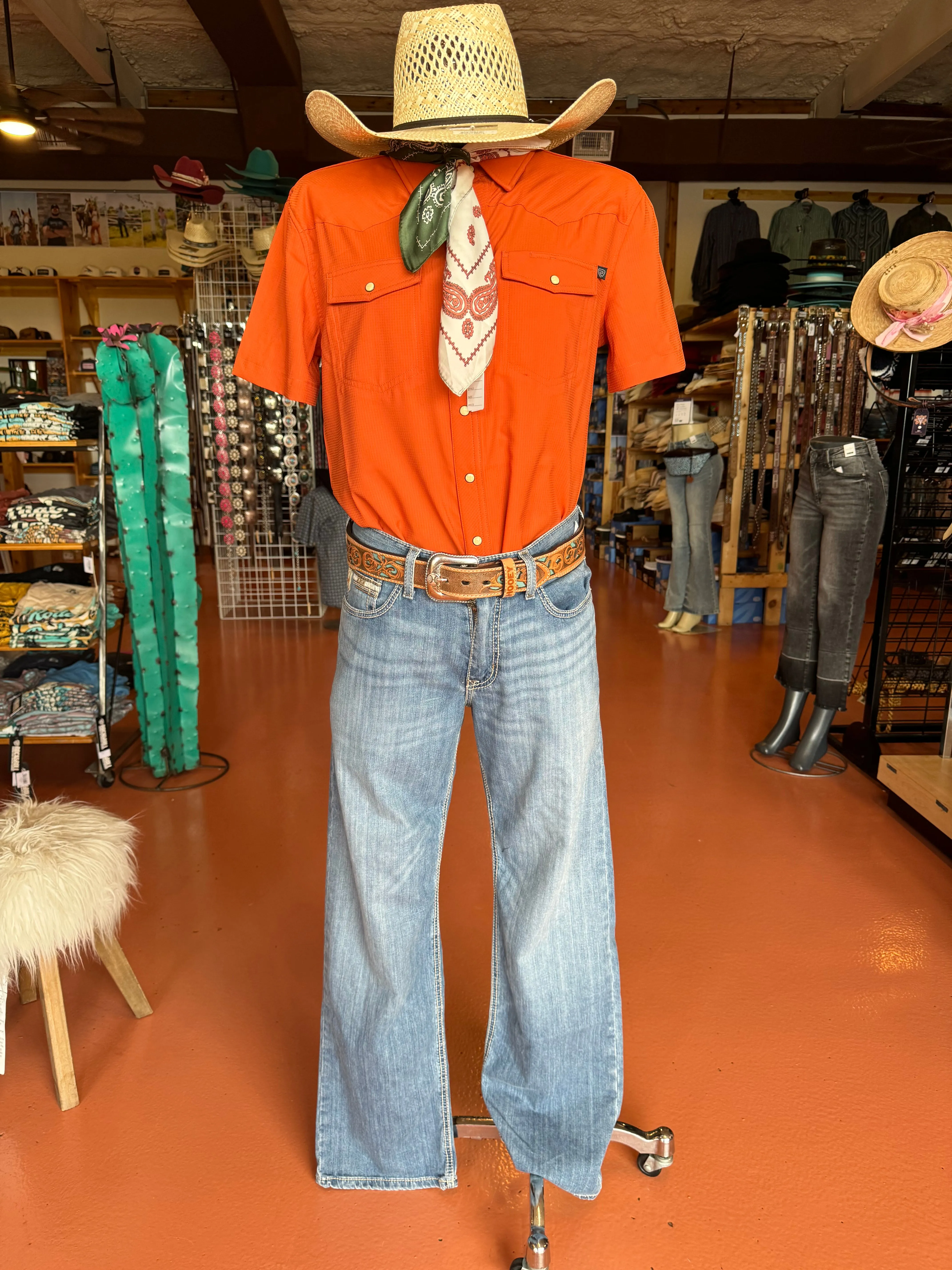 CINCH Grant Light-Wash Bootcut Jeans