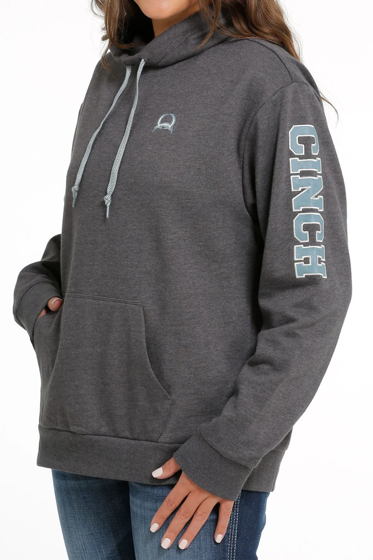 Cinch Women's Grey Pullover