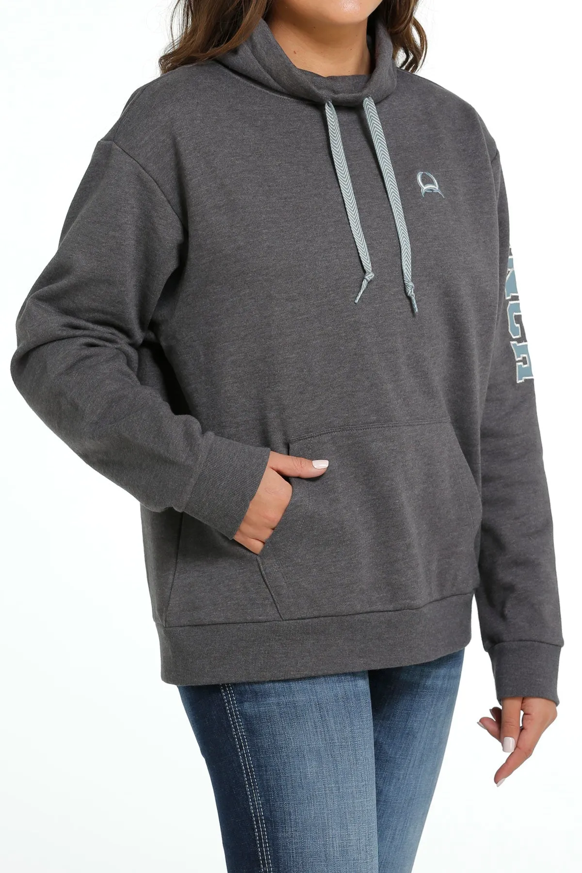 Cinch Women's Grey Pullover