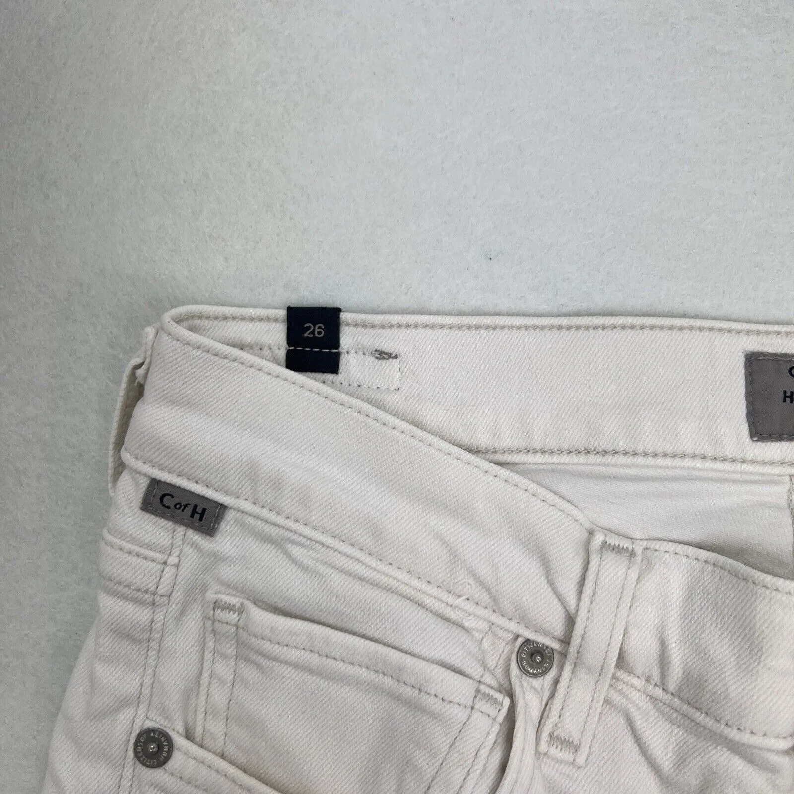 Citizens Of Humanity Harlow Ankle High Rise Slim Womens Skinny Jeans Size 26