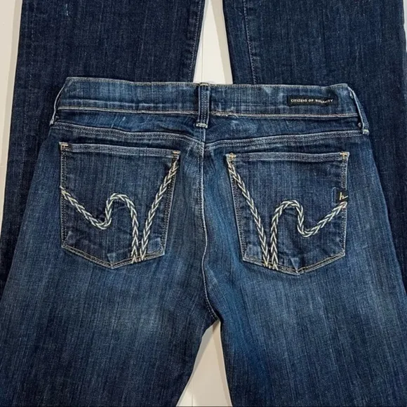 Citizens of Humanity Kelly Stretch Low Waist Bootcut  Dark Wash 27/34