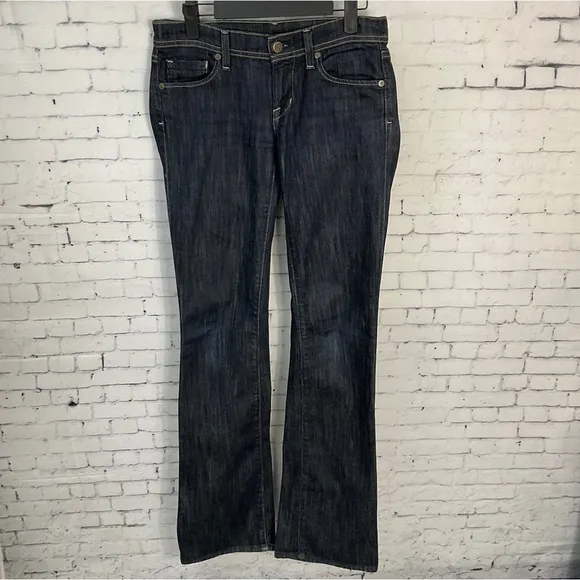 Citizens Of Humanity Women Grommet Electric Guitar Stretch Bootcut Jean Sz 26 N2