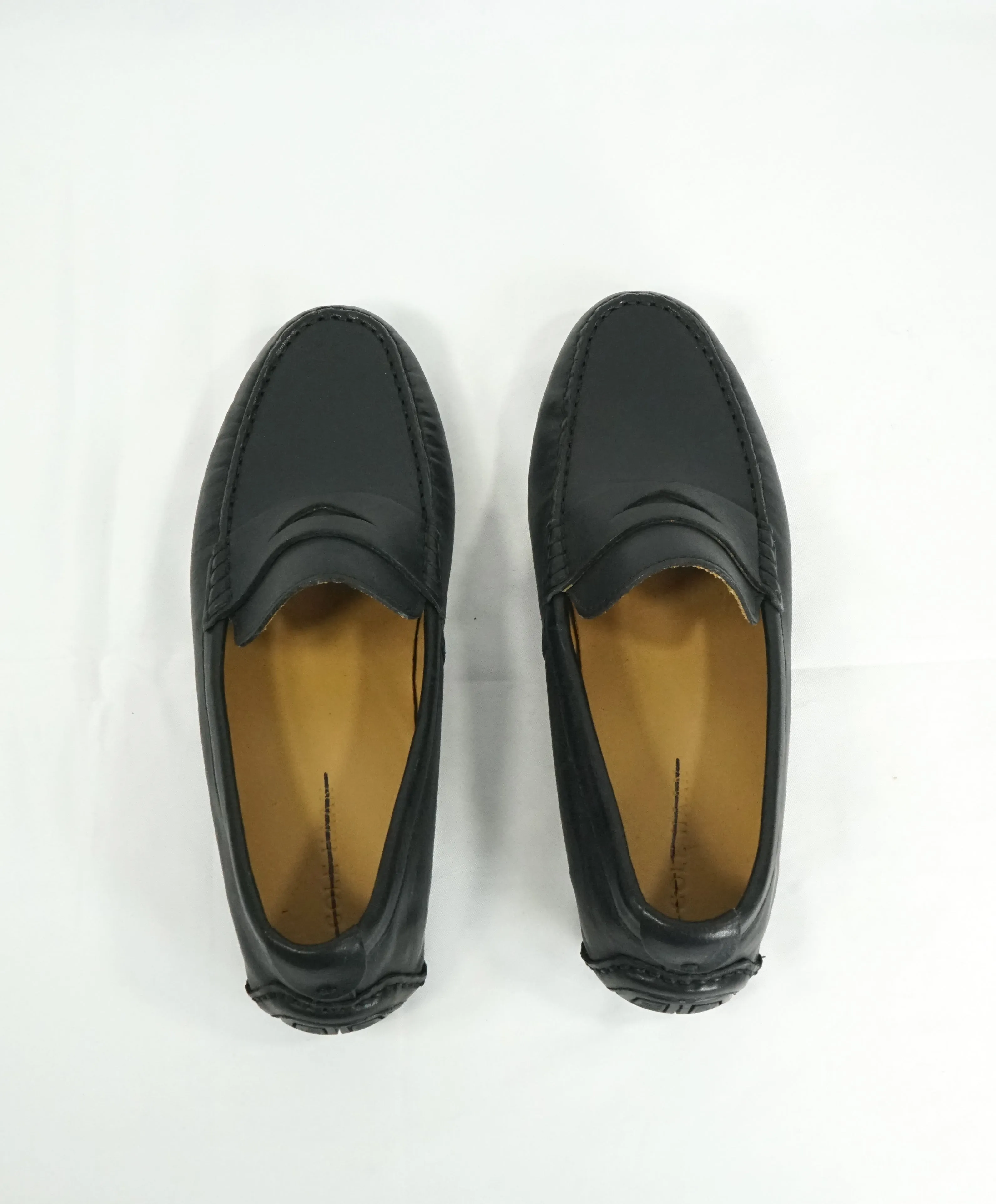 COLE HAAN - "Kelson" Black Padded Insole Penny Loafers - 8