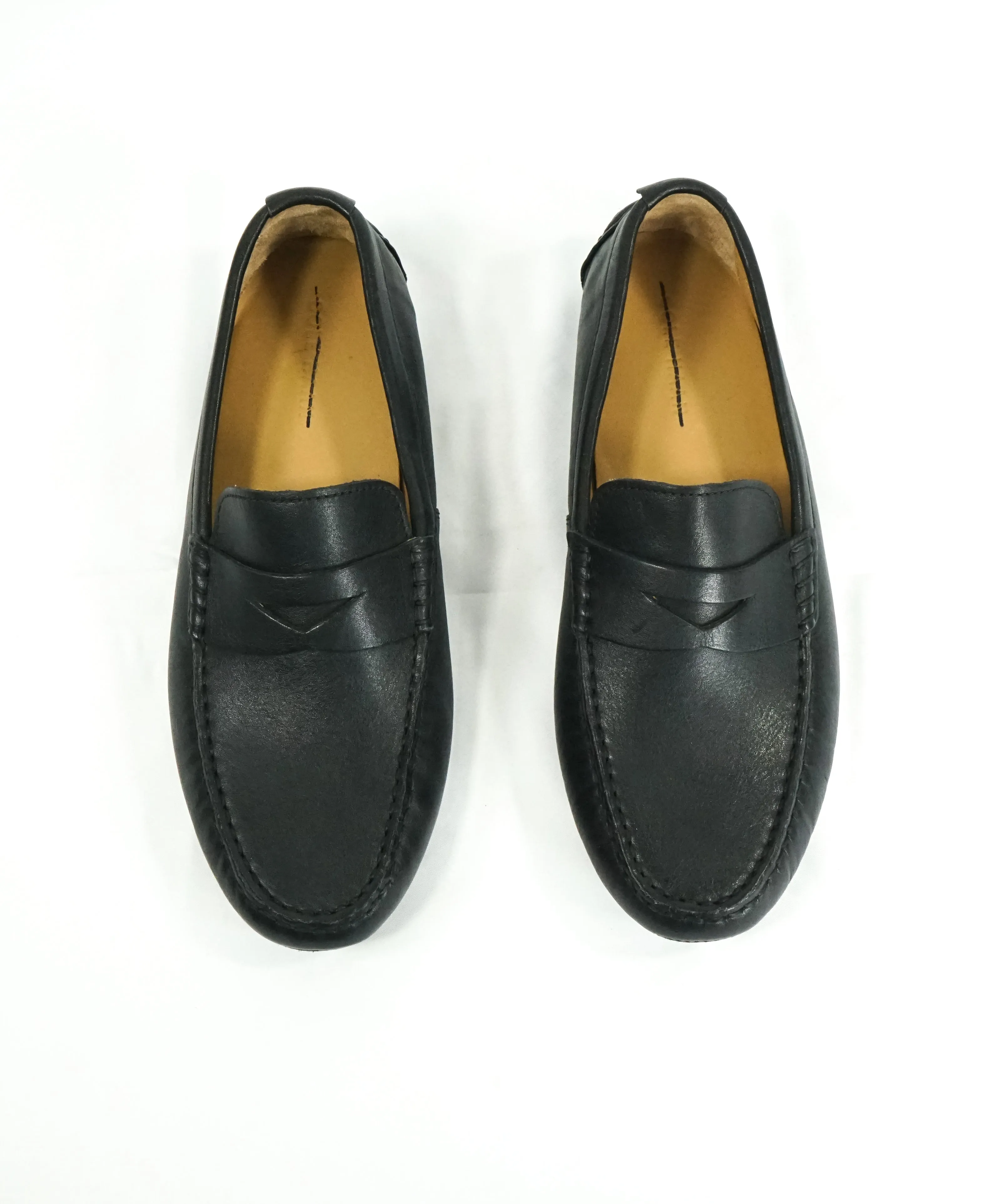 COLE HAAN - "Kelson" Black Padded Insole Penny Loafers - 8