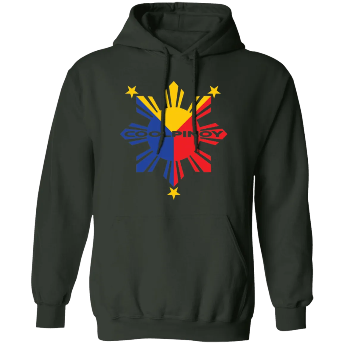 CoolPinoy Tricolor Unisex Pullover Hoodie