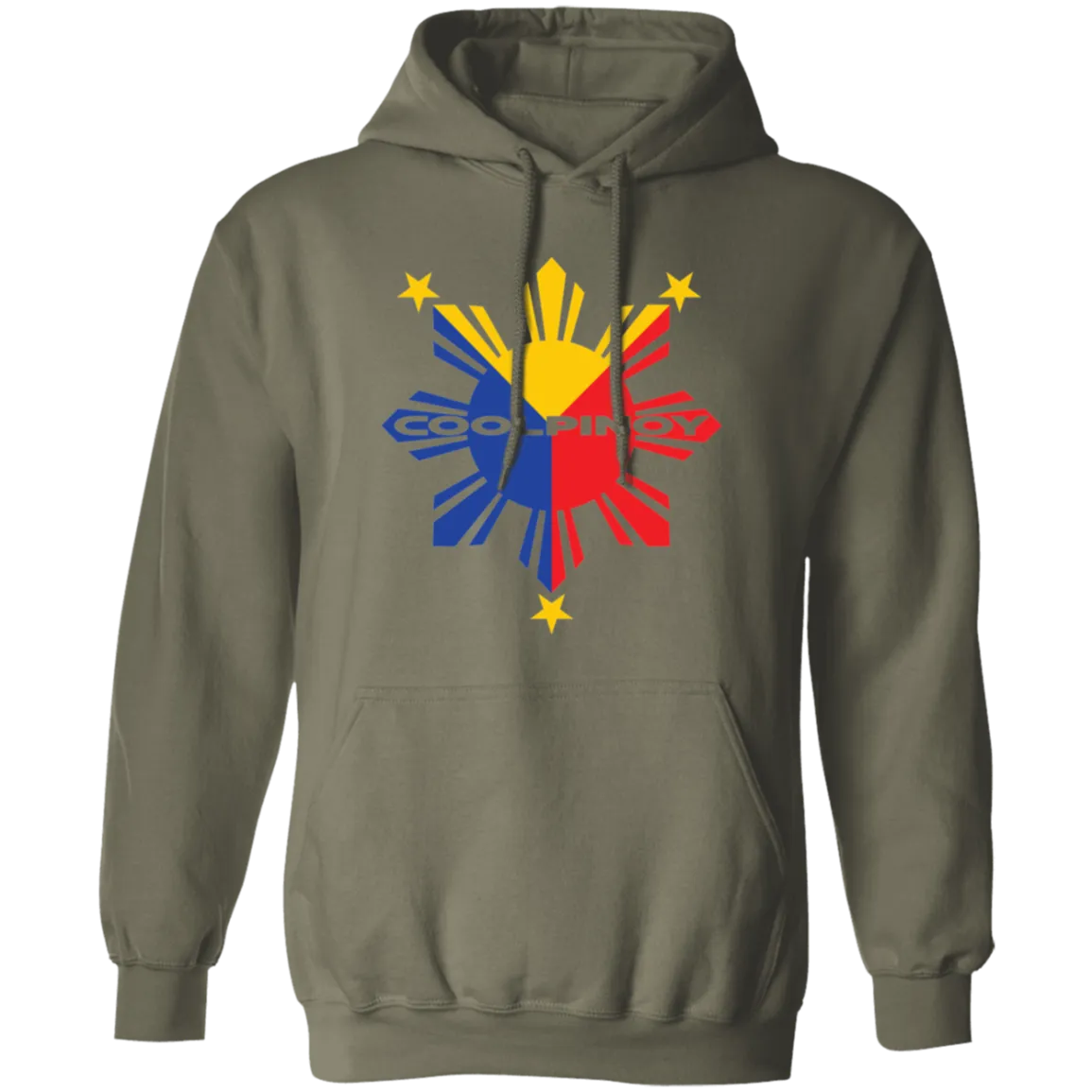 CoolPinoy Tricolor Unisex Pullover Hoodie