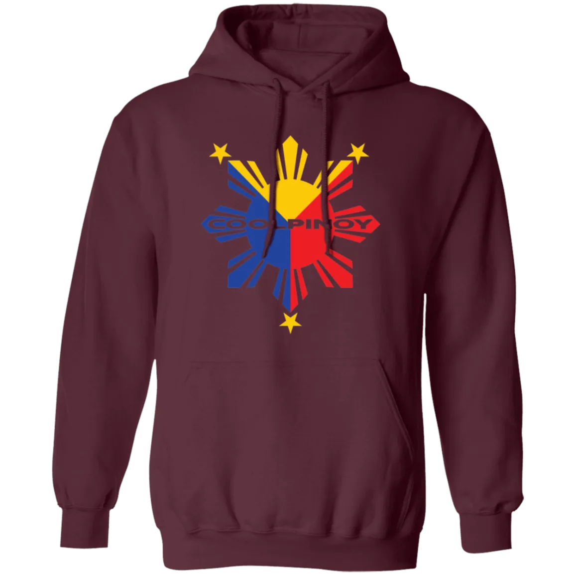CoolPinoy Tricolor Unisex Pullover Hoodie