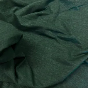 Cosy Melange Sweatshirting - Bottle Green