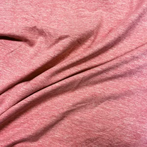 Cosy Melange Sweatshirting - Rose