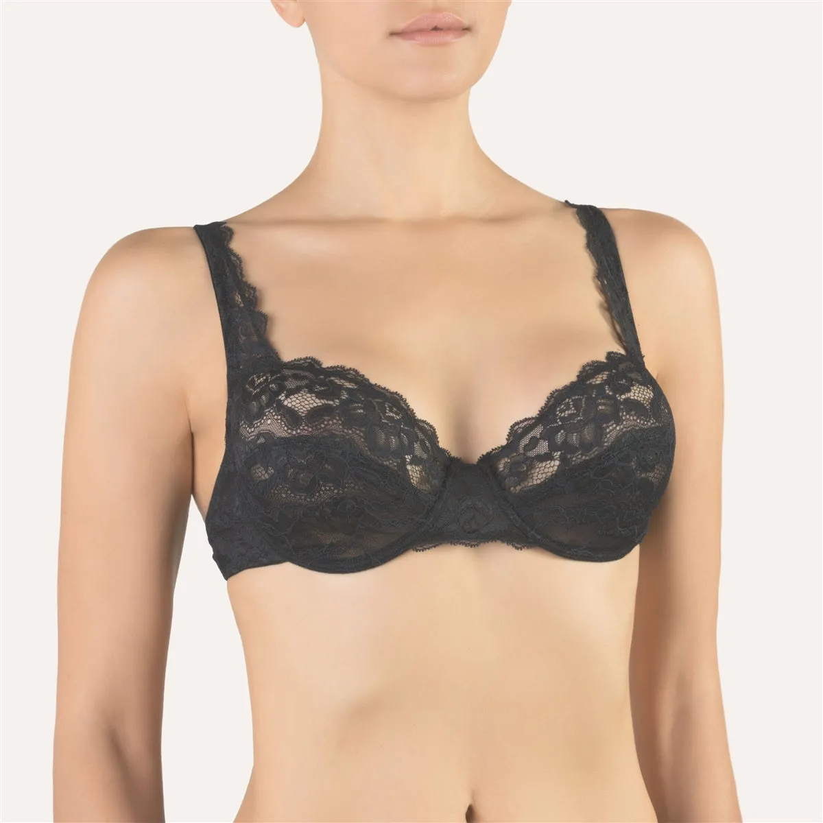 Cotton Club Gemma Bra - Black