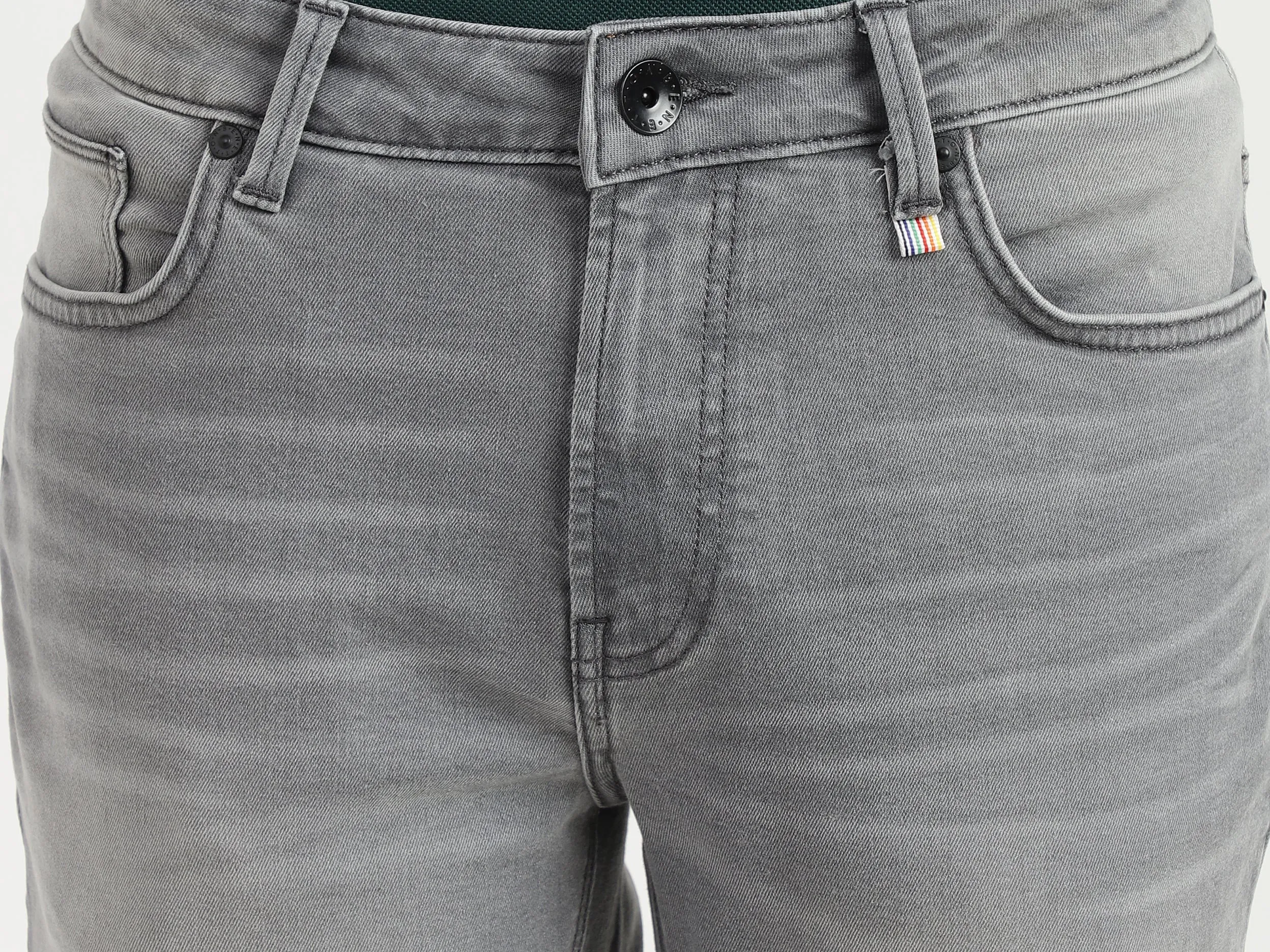 Cotton Solid Skinny Fit Mens Jeans