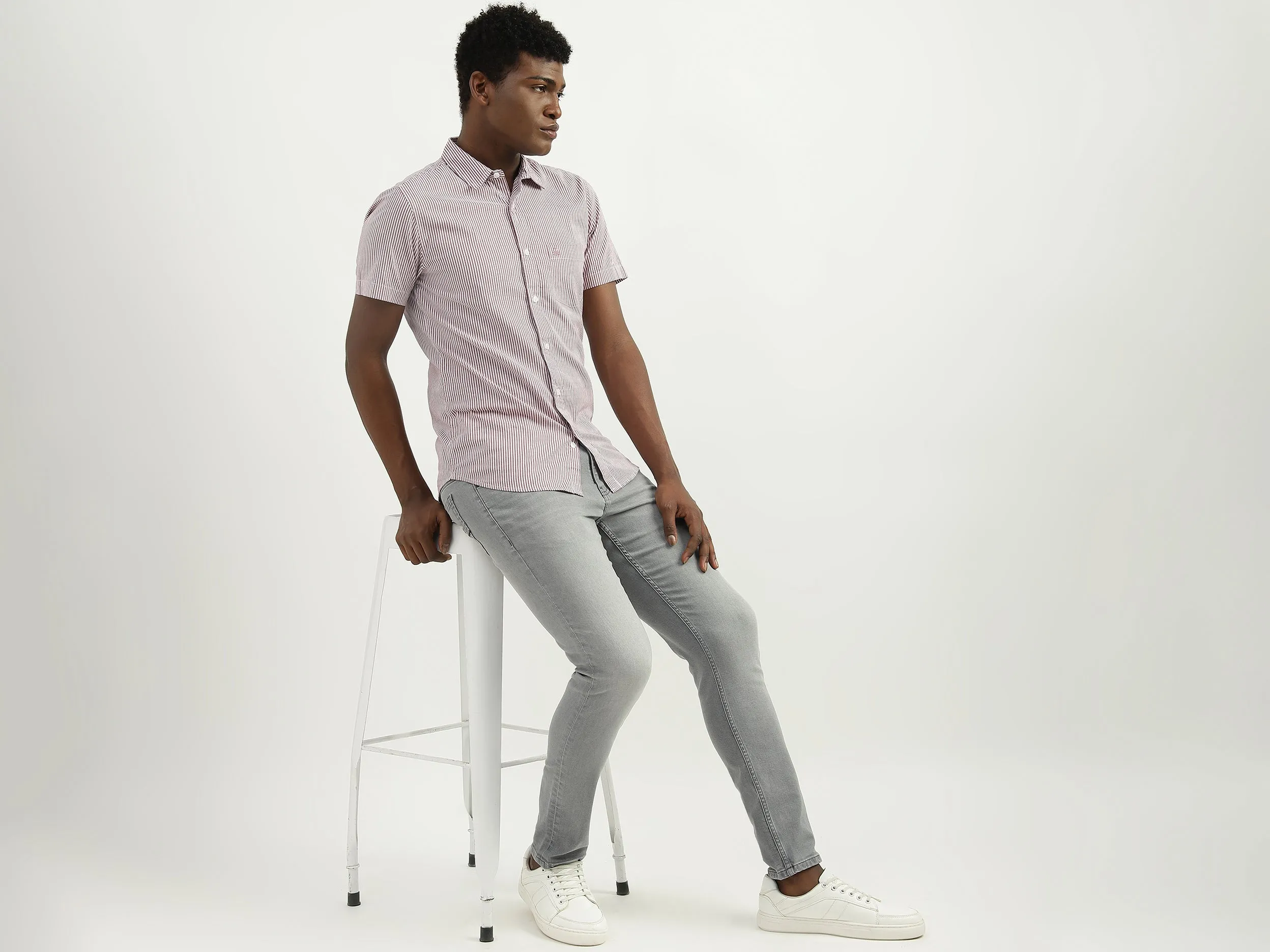 Cotton Solid Skinny Fit Mens Jeans