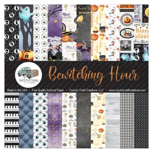 Country Craft Creations - Bewitching Hour - 8x8 - 24 Sheets - Cotton Bristol