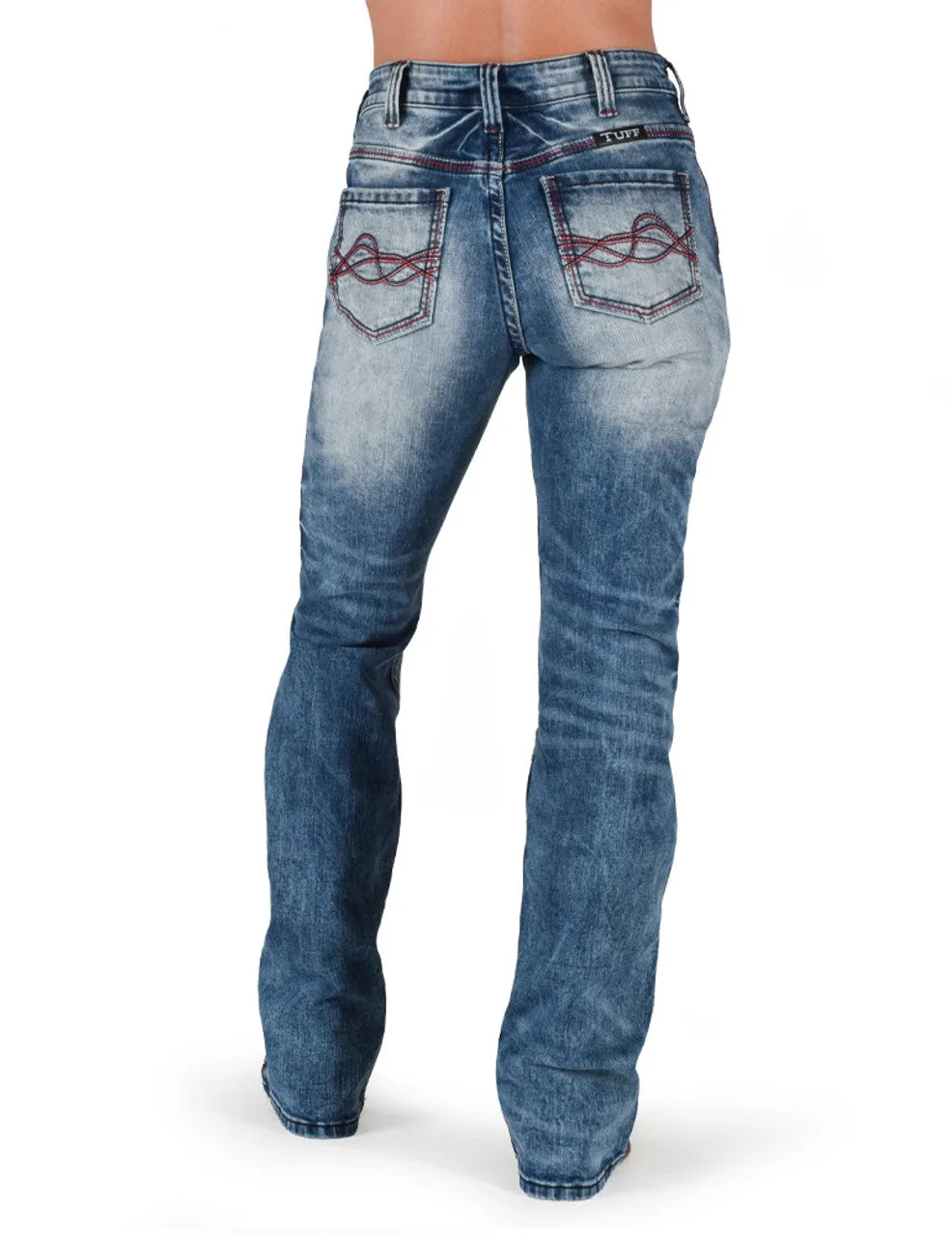 Cowgirl Tuff  Red Roan Jeans