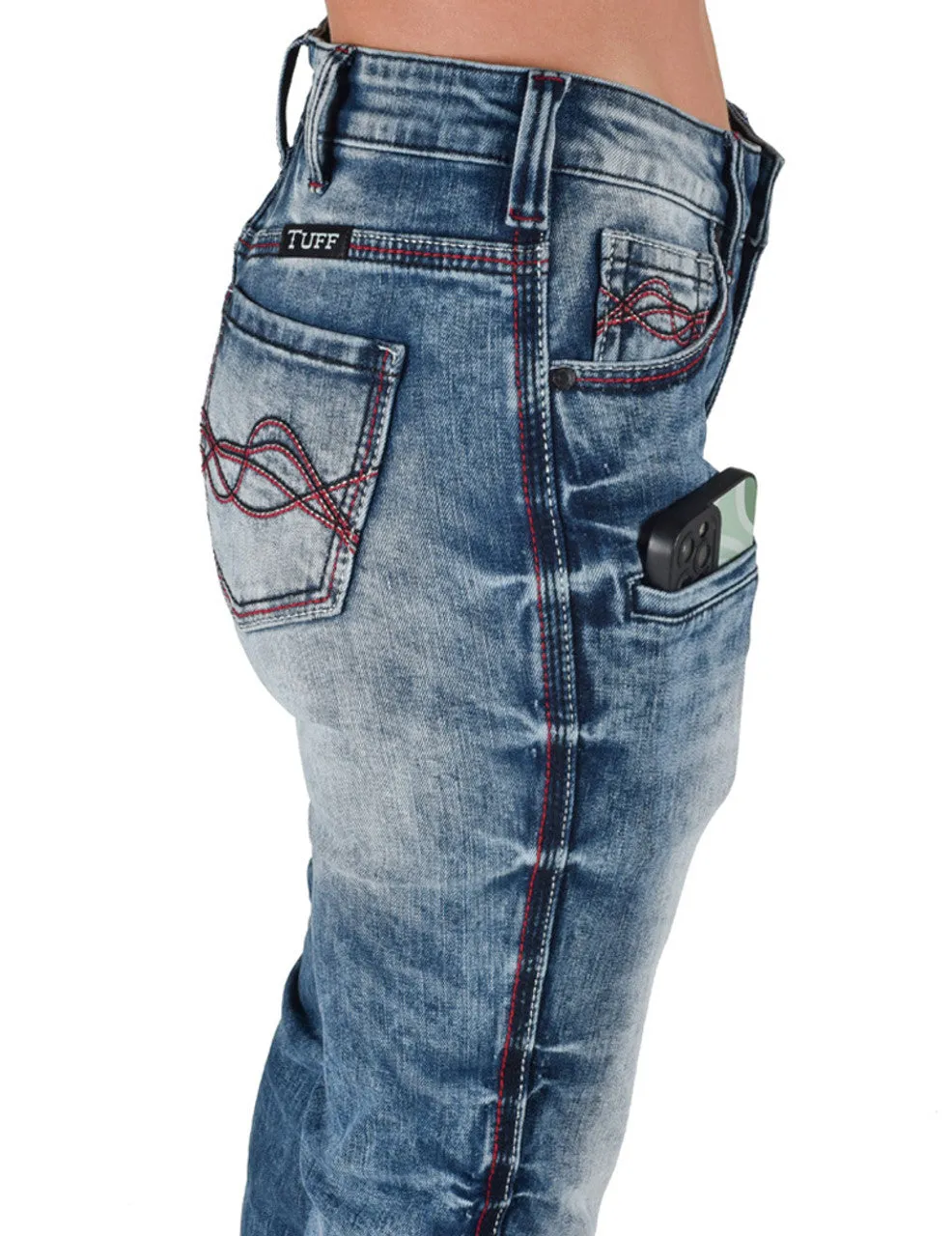 Cowgirl Tuff  Red Roan Jeans