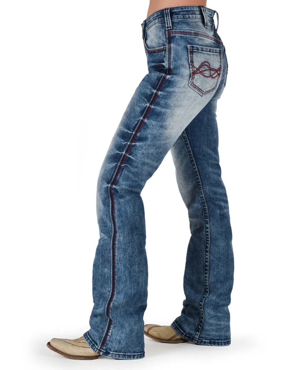 Cowgirl Tuff  Red Roan Jeans