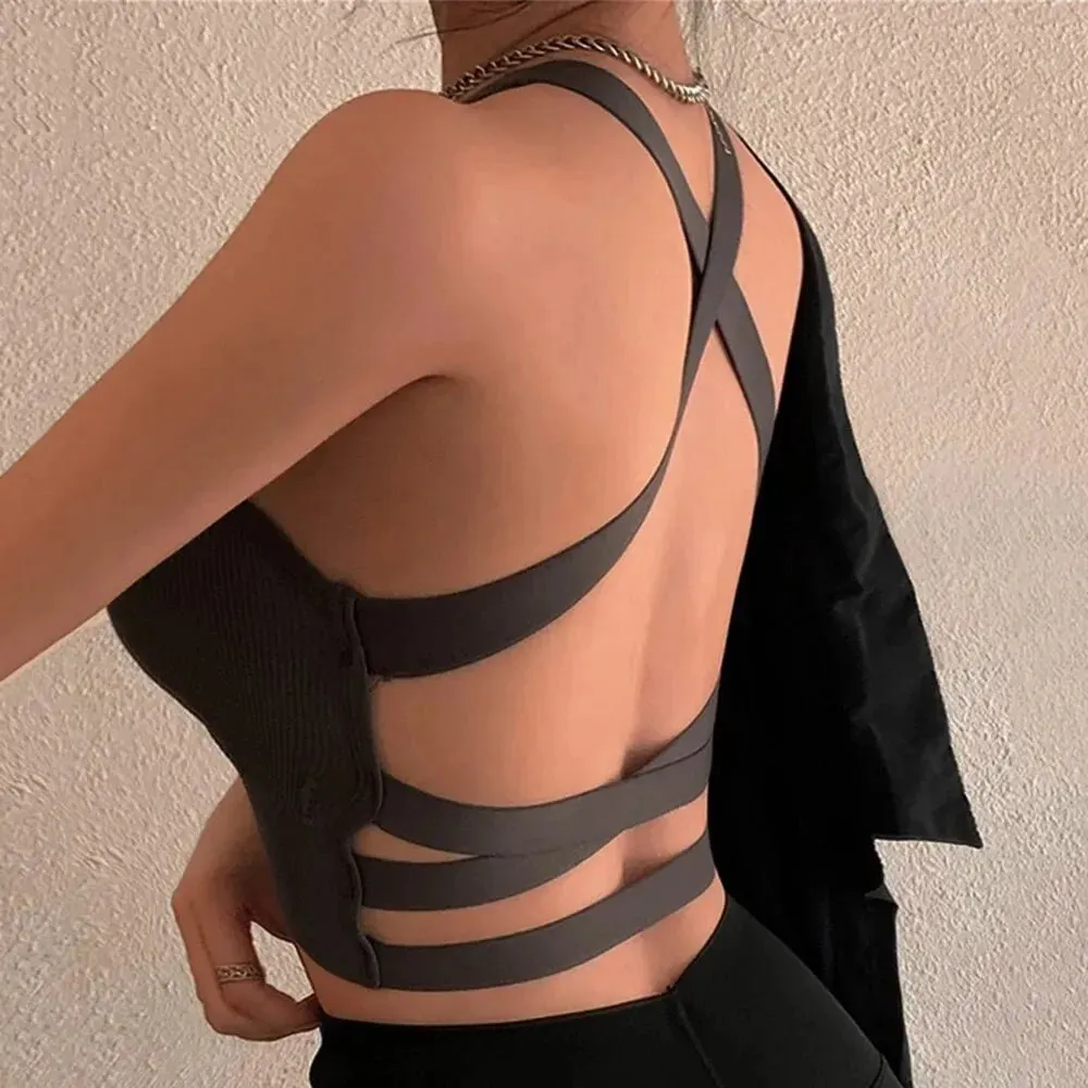 Cross-Back Sports Bralette