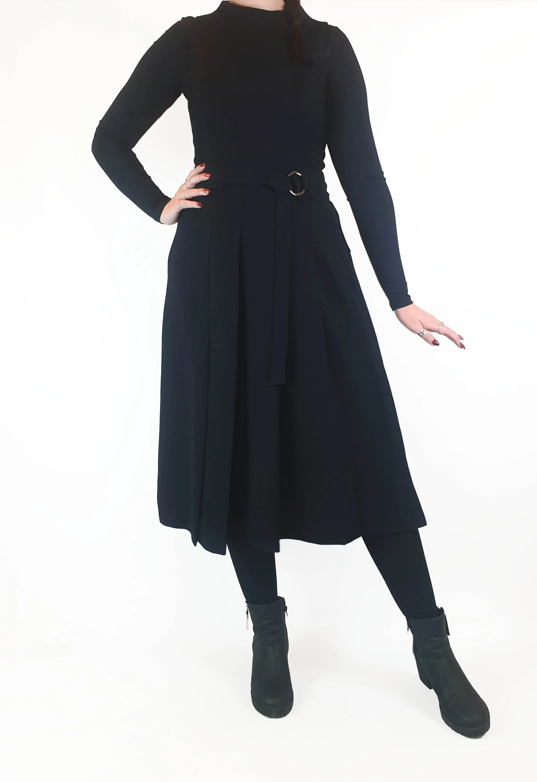 Cue black sleeveless maxi dress size 12