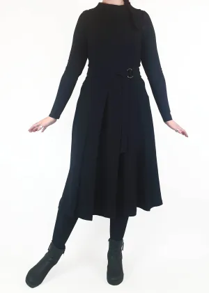 Cue black sleeveless maxi dress size 12