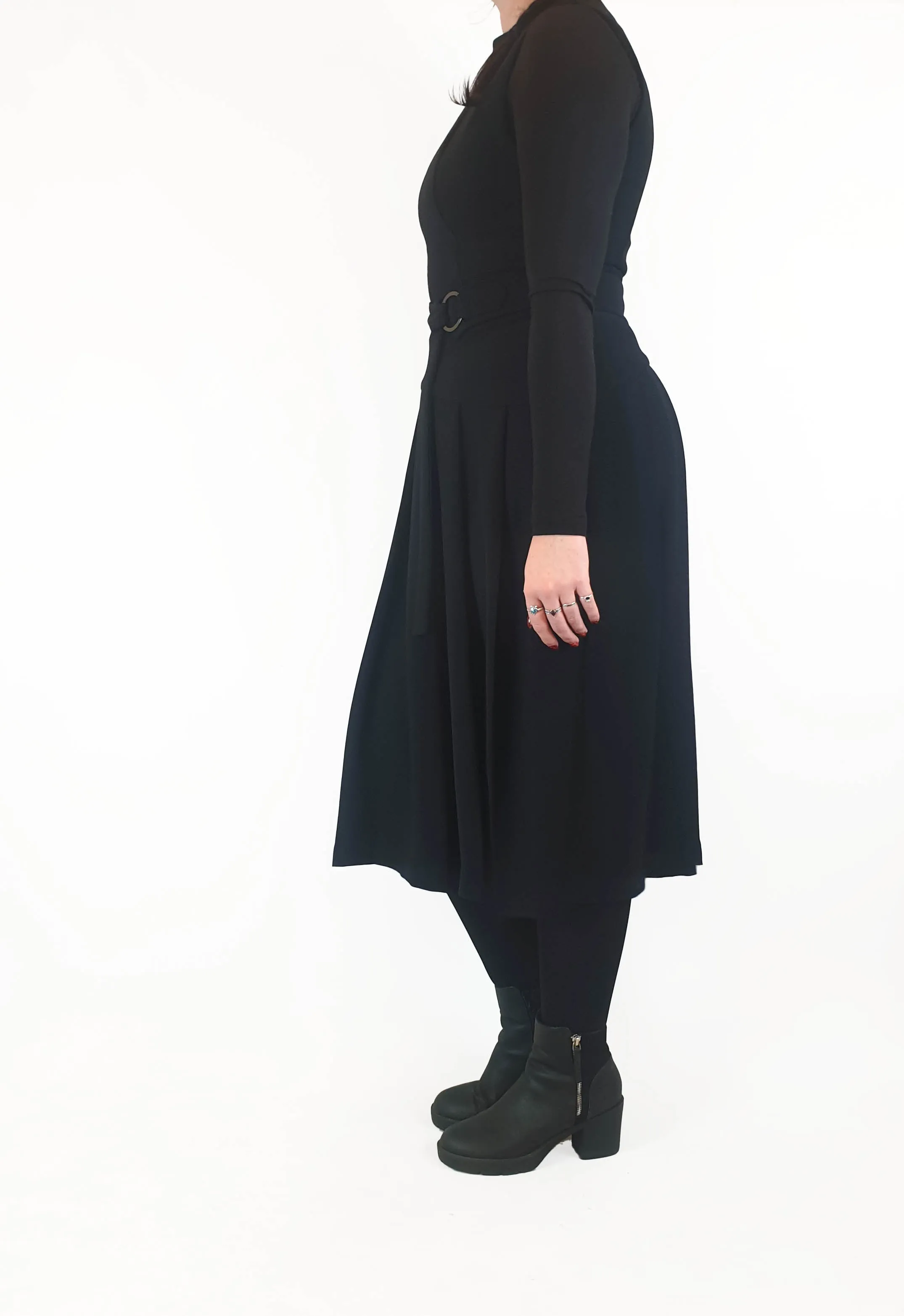 Cue black sleeveless maxi dress size 12