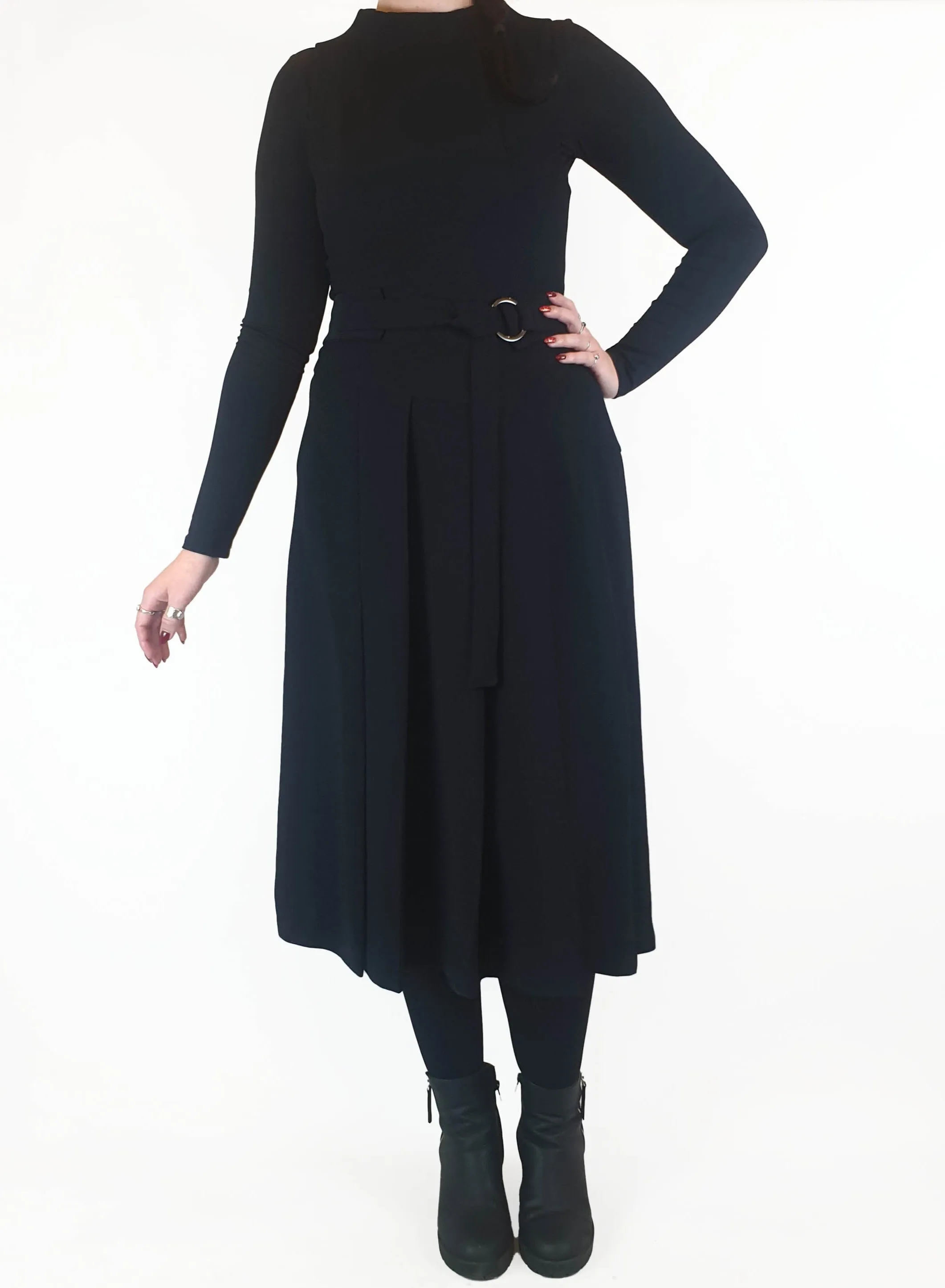 Cue black sleeveless maxi dress size 12