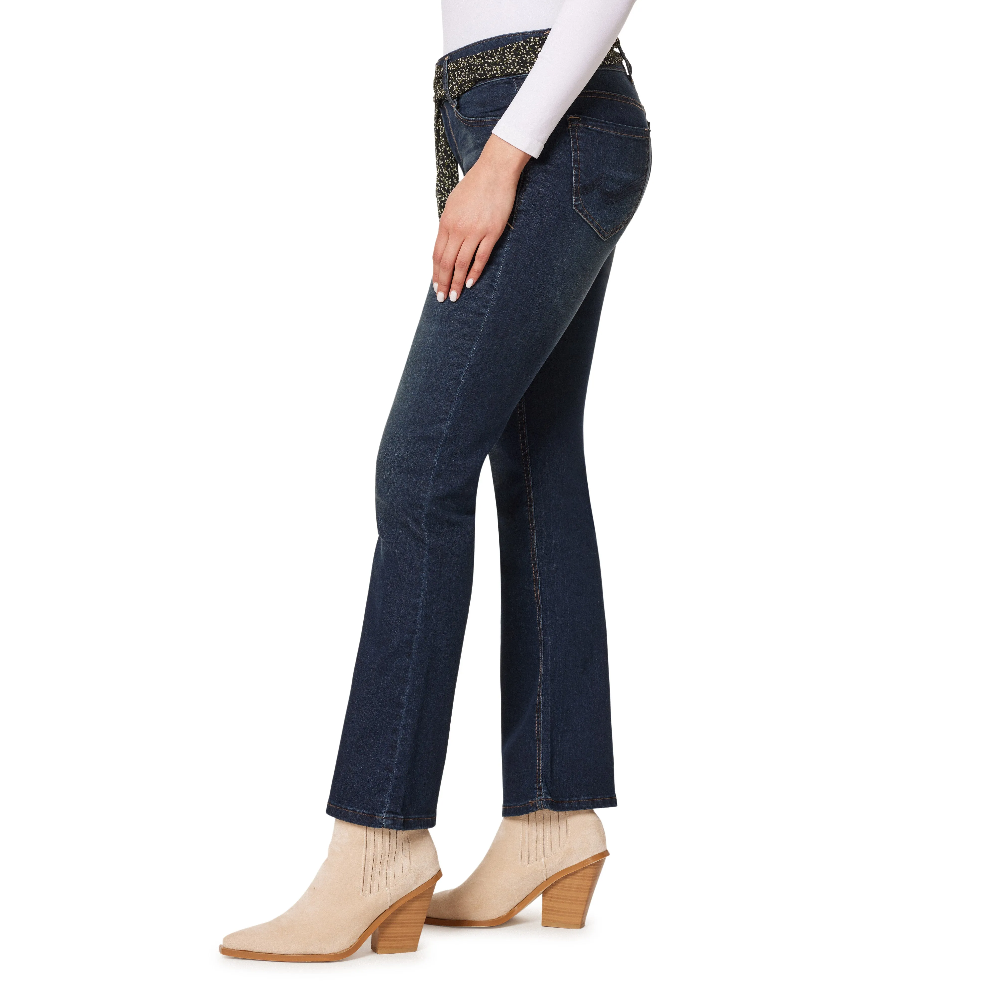 Curvy Bootcut Mid-Rise Jeans (Regular)