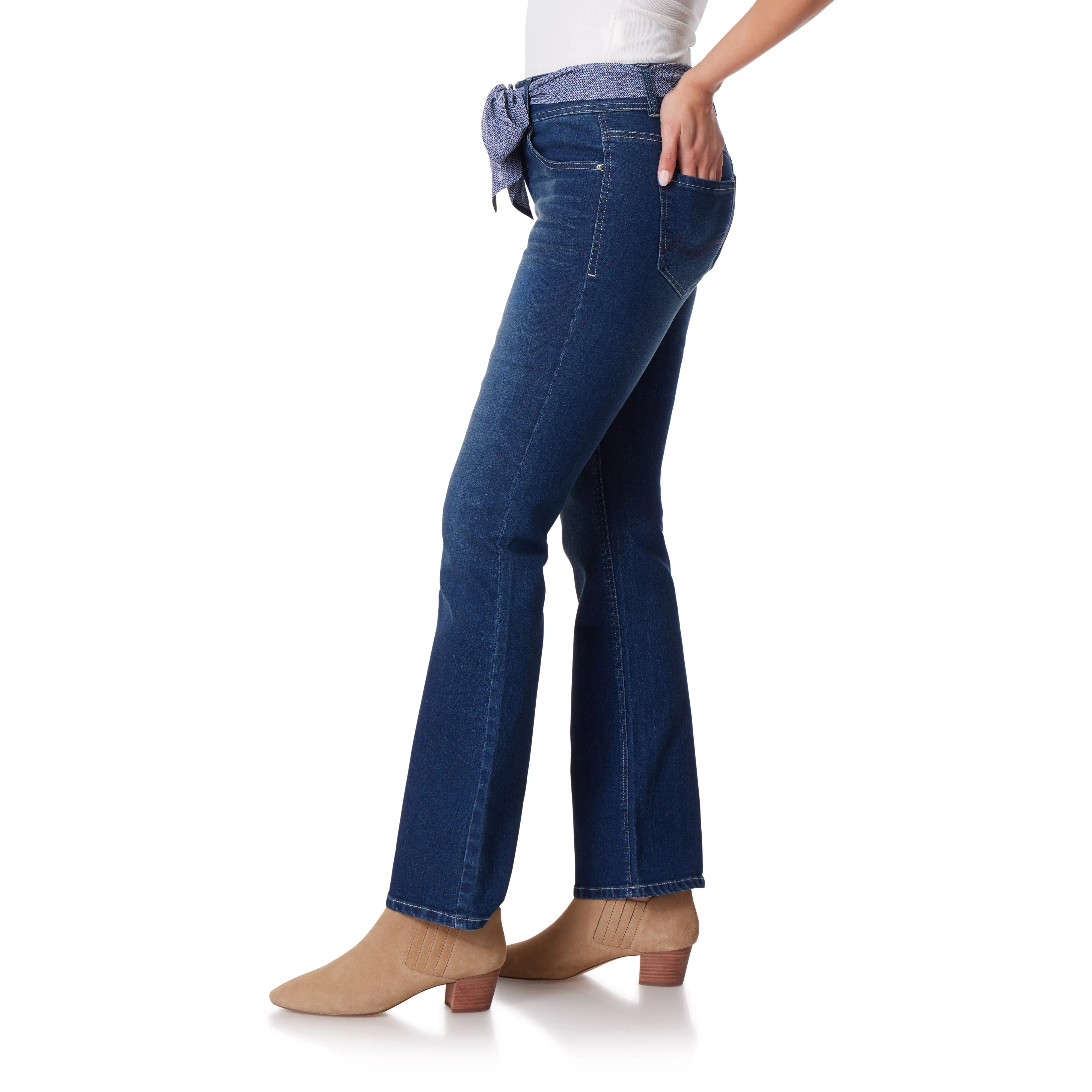 Curvy Bootcut Mid-Rise Jeans (Regular)