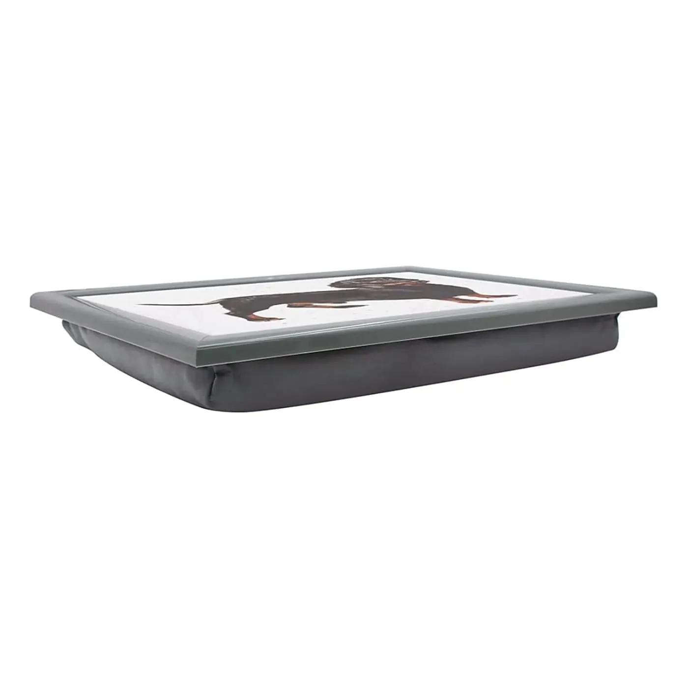 Cushioned Lap Tray with Padded Beanbag Base | Choice of Cockapoo, Dachshund or Yorkshire Terrier