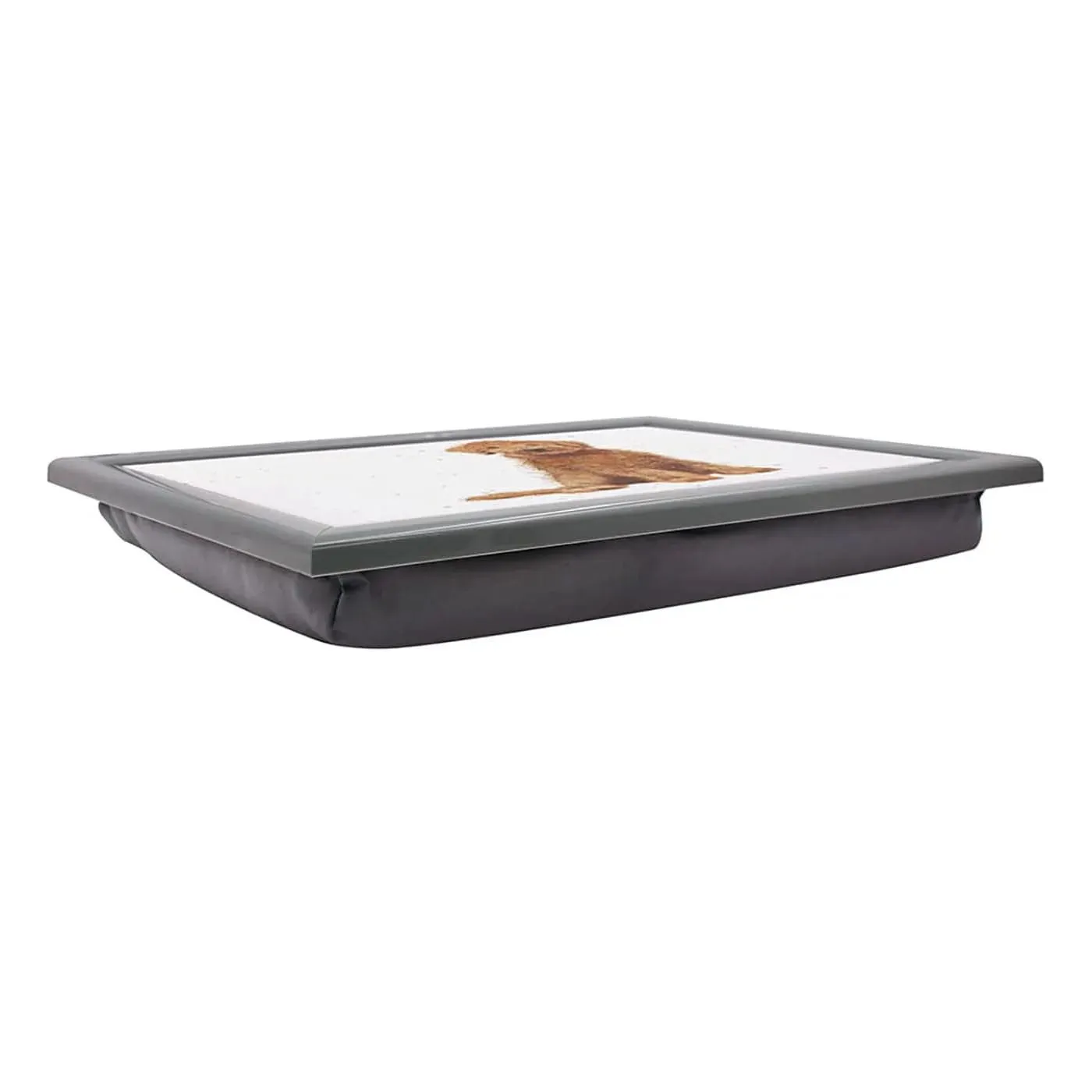 Cushioned Lap Tray with Padded Beanbag Base | Choice of Cockapoo, Dachshund or Yorkshire Terrier