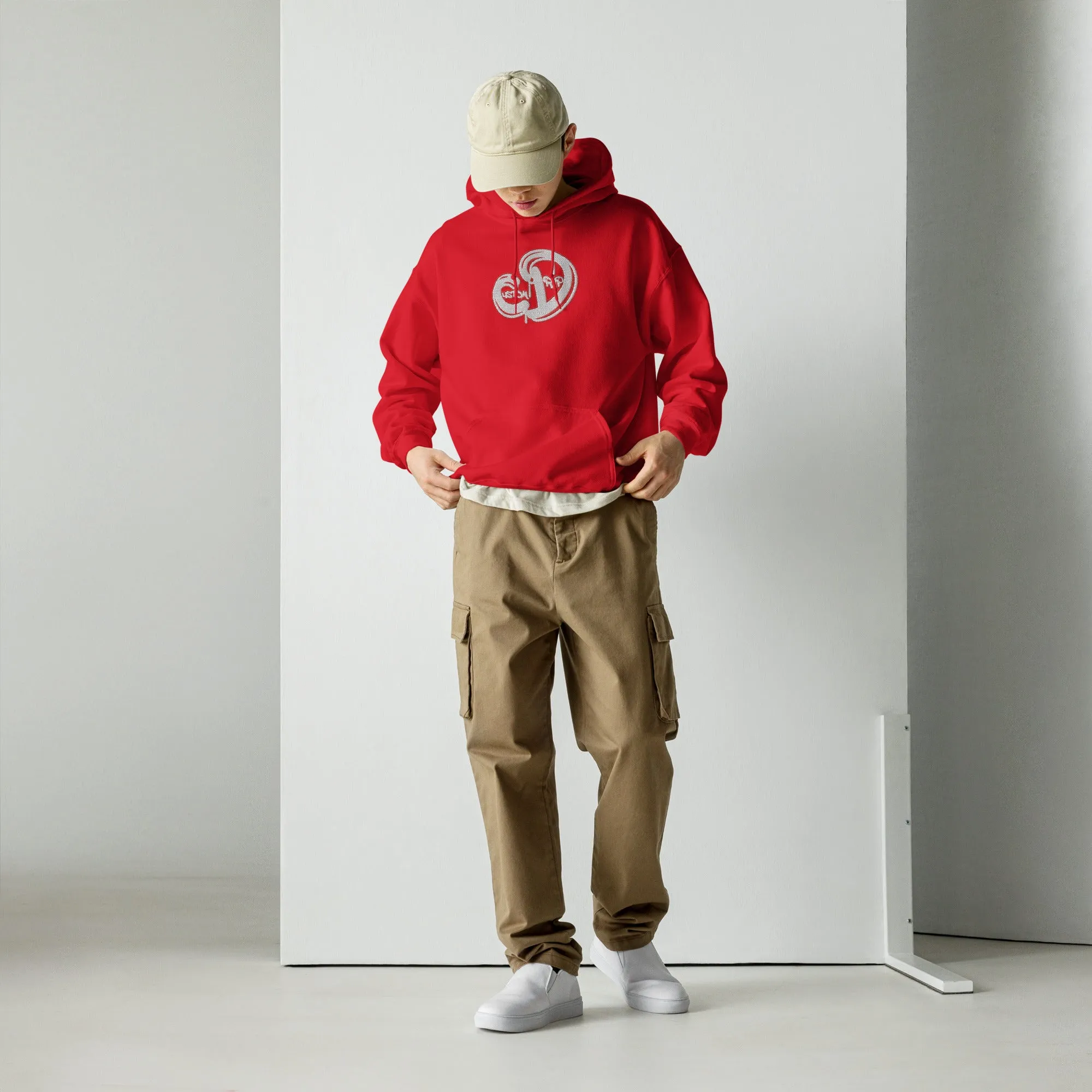Custom Drips Red & white logo Unisex Hoodie