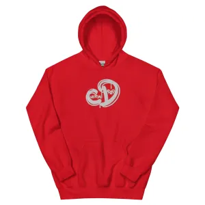 Custom Drips Red & white logo Unisex Hoodie