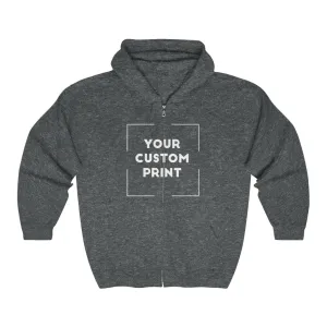 Custom Print Unisex | Zip Up Hoodie