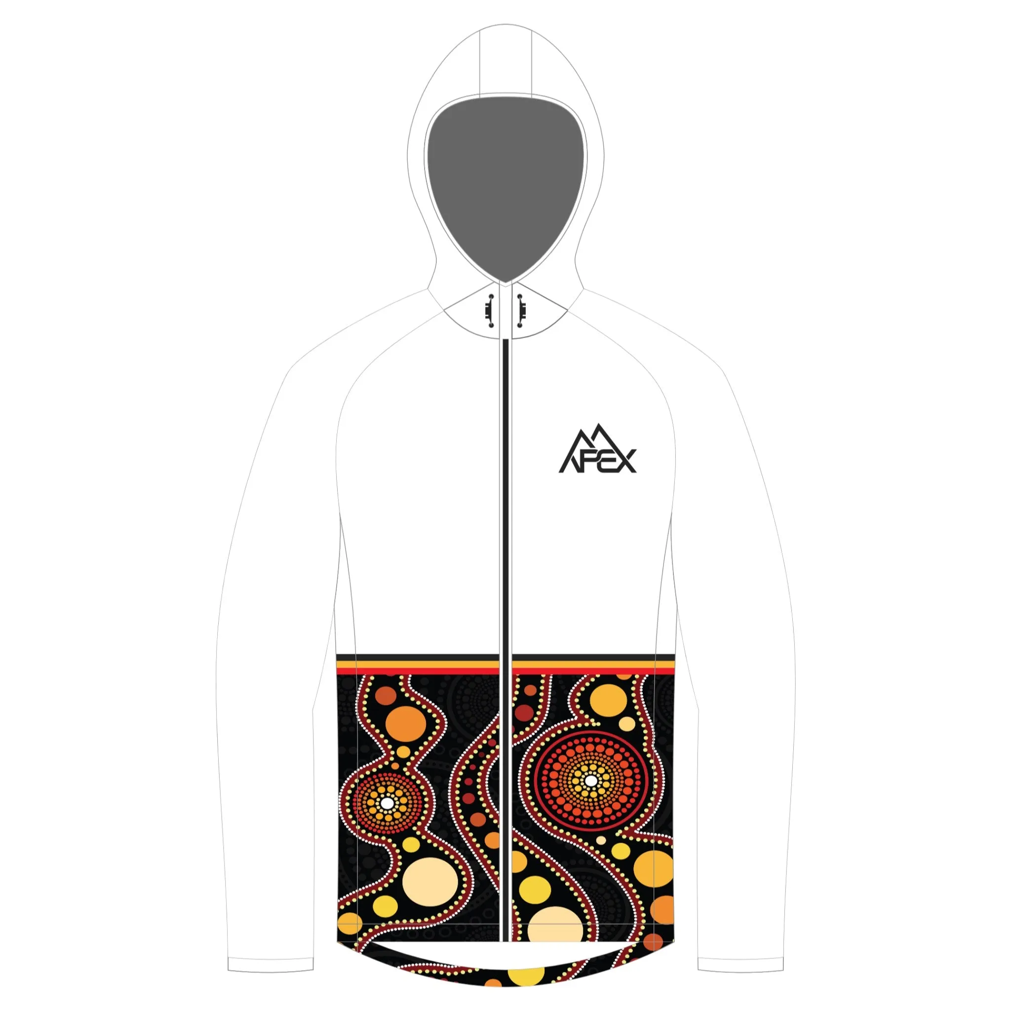 Custom Rain Jacket - Indigenous 005